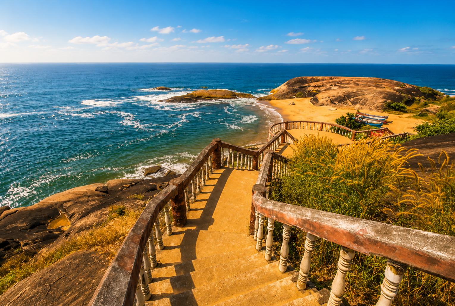 Tannirbhavi Beach scenic golden sand and waves